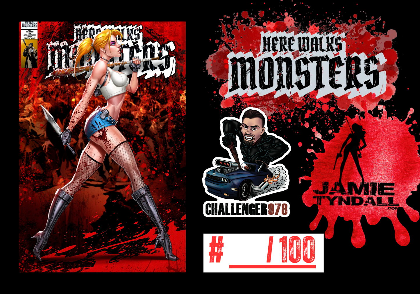 Here Walks Monsters #1 and Then Special Edition CVR A Jamie Tyndall