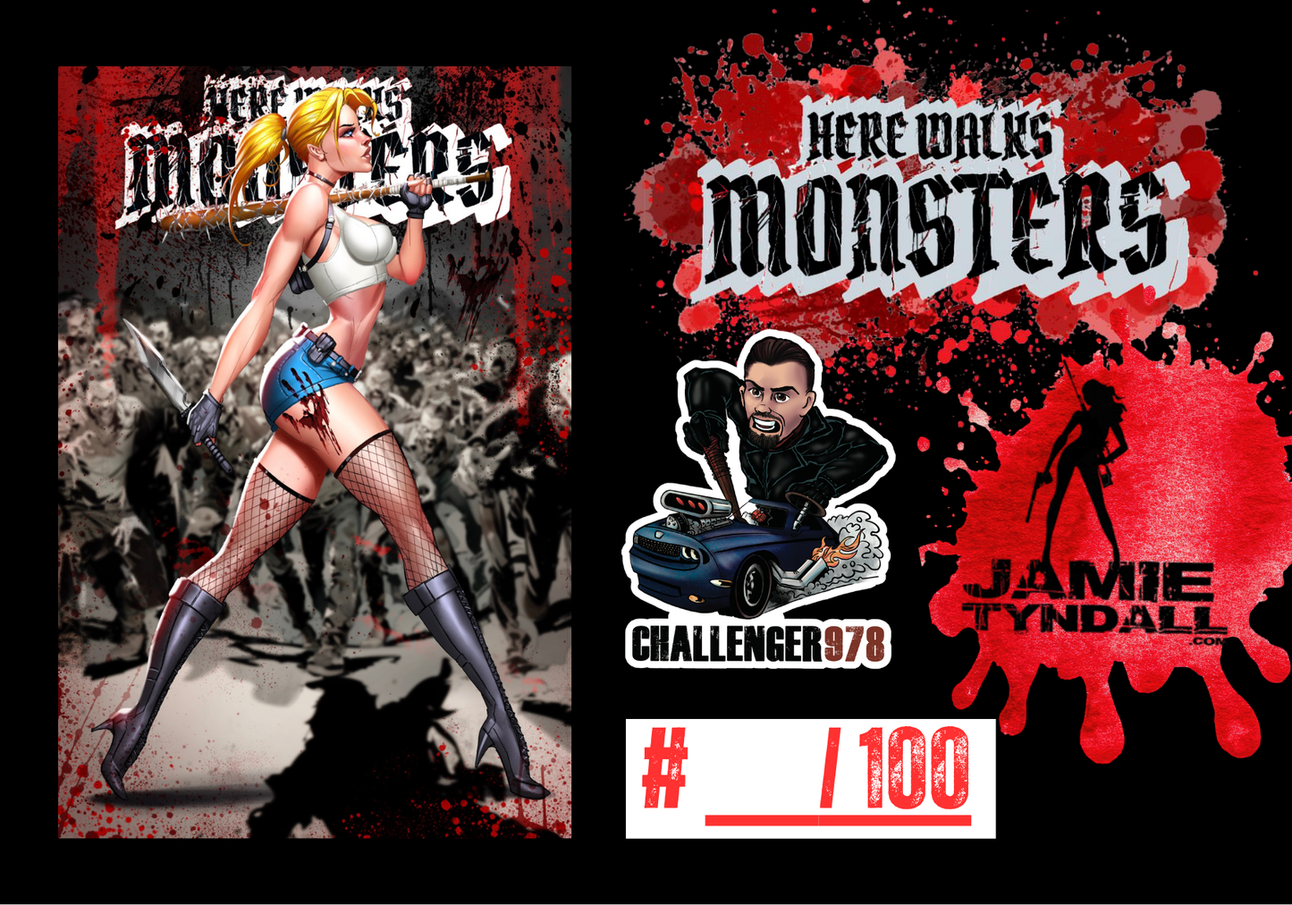 Here Walks Monsters #1 and Then Special Edition CVR B Jamie Tyndall