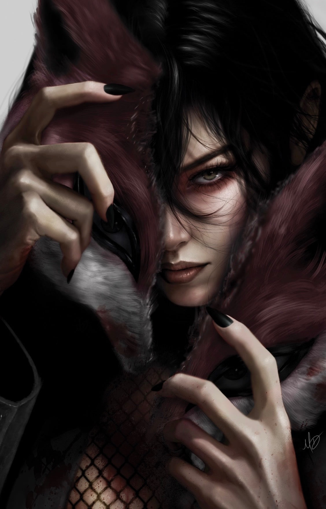 Fox Mask Killer #1 NYCC Michelle Dias VIRGIN EXCLUSIVE