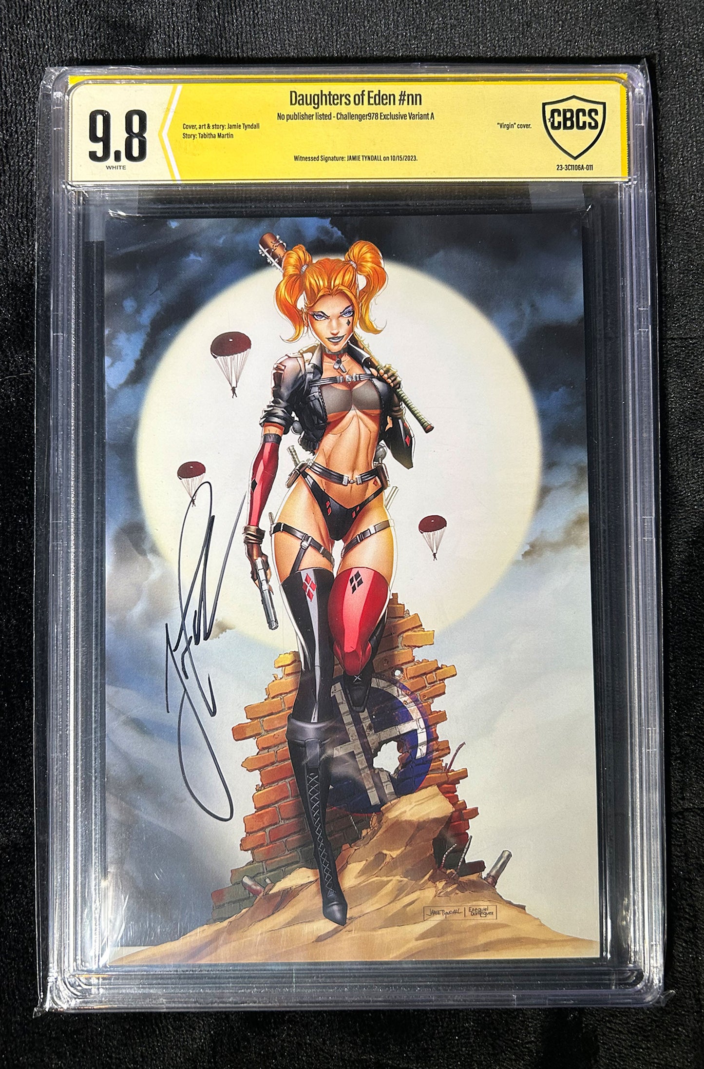 CBCS 9.8 Yellow Label - Jamie Tyndall Signed Daughters of Eden #1 Nice