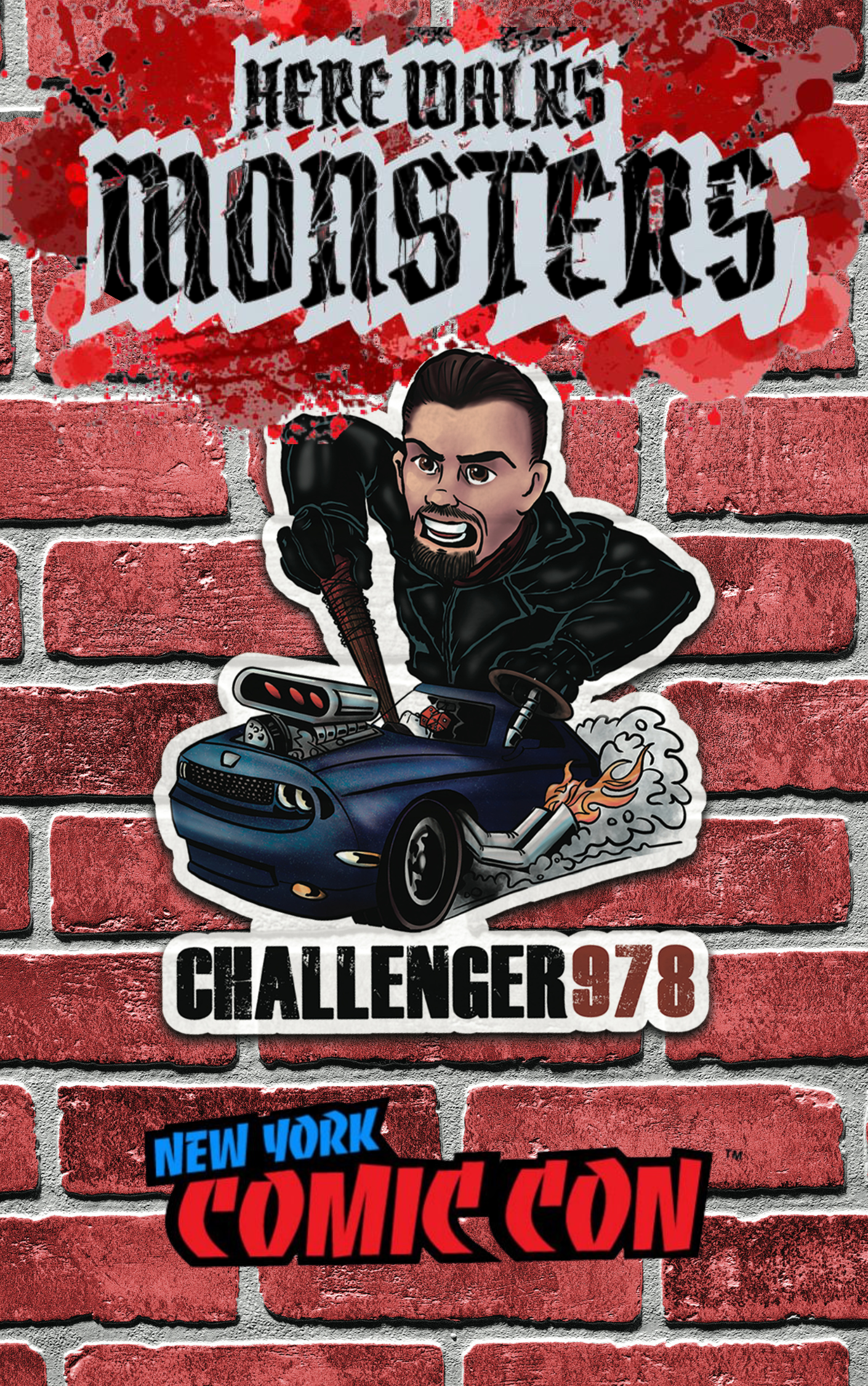 Here Walks Monsters NYCC Challenger978 Exclusive