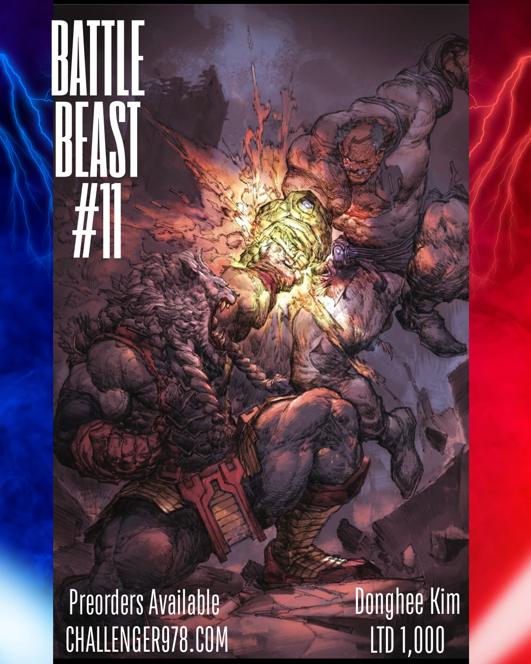 Battle Beast #11 Virgin SDCC Exclusive Donghee Kim
