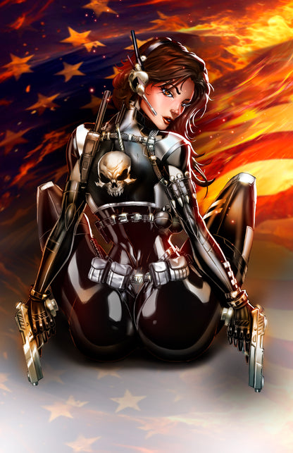 White Widow #8 Challenger978 C2E2 Exclusive Jamie Tyndall D CVR METAL ONLY!!