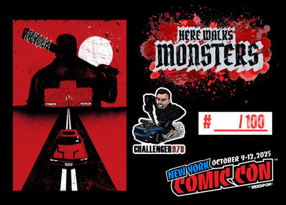 Here Walks Monsters NYCC Challenger978 Exclusive