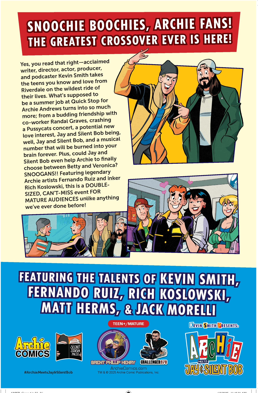 Archie Meets Jay & Silent Bob #1 One Shot CVR B Virgin