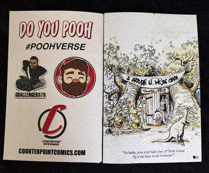 DO YOU POOH Old Skool Jay and Silent Pooh LEATHER CVR by Matthew Waite