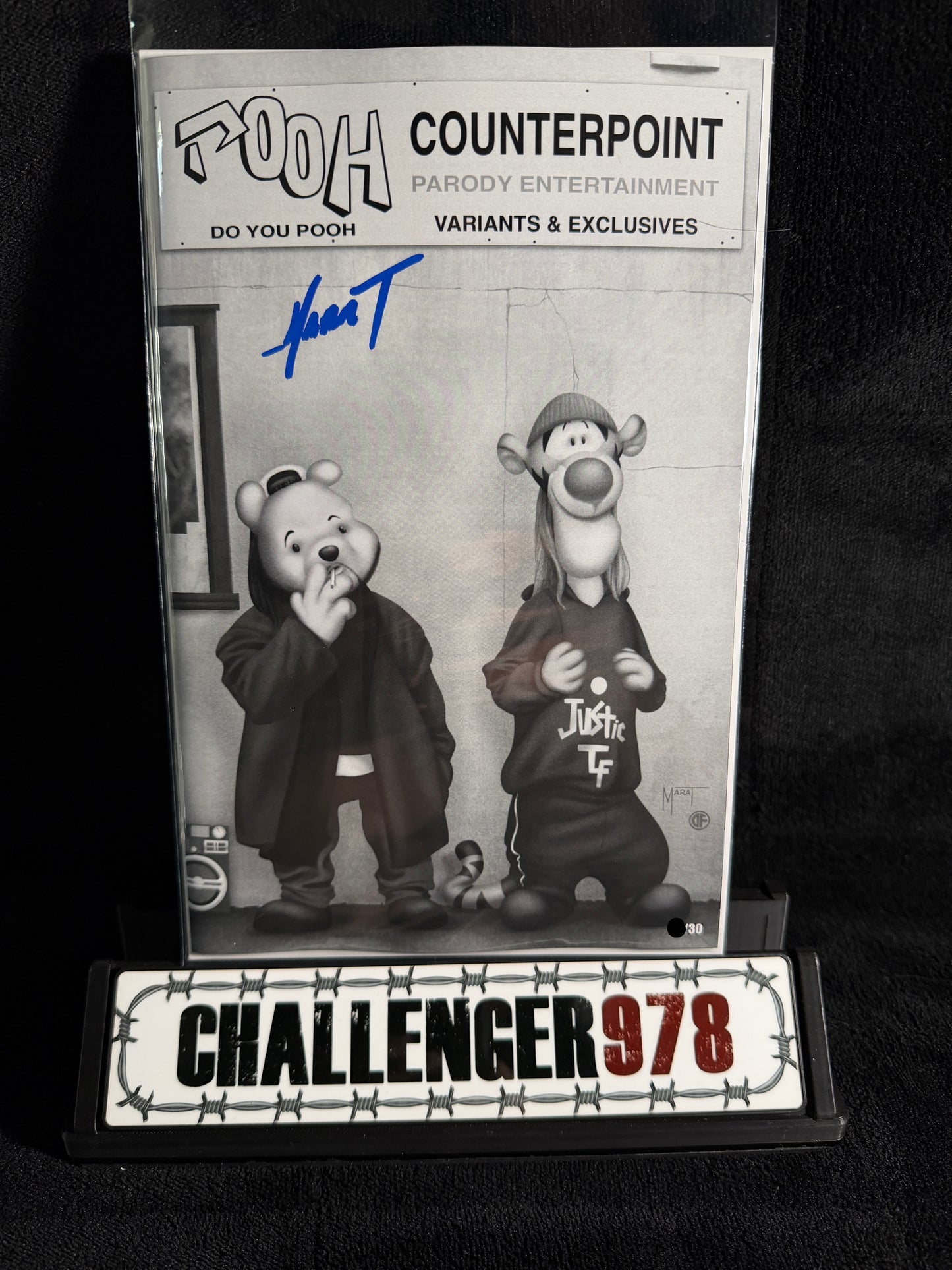 DO YOU POOH CLERKS Jay and Silent Pooh B&W CVR by Marat Mychaels