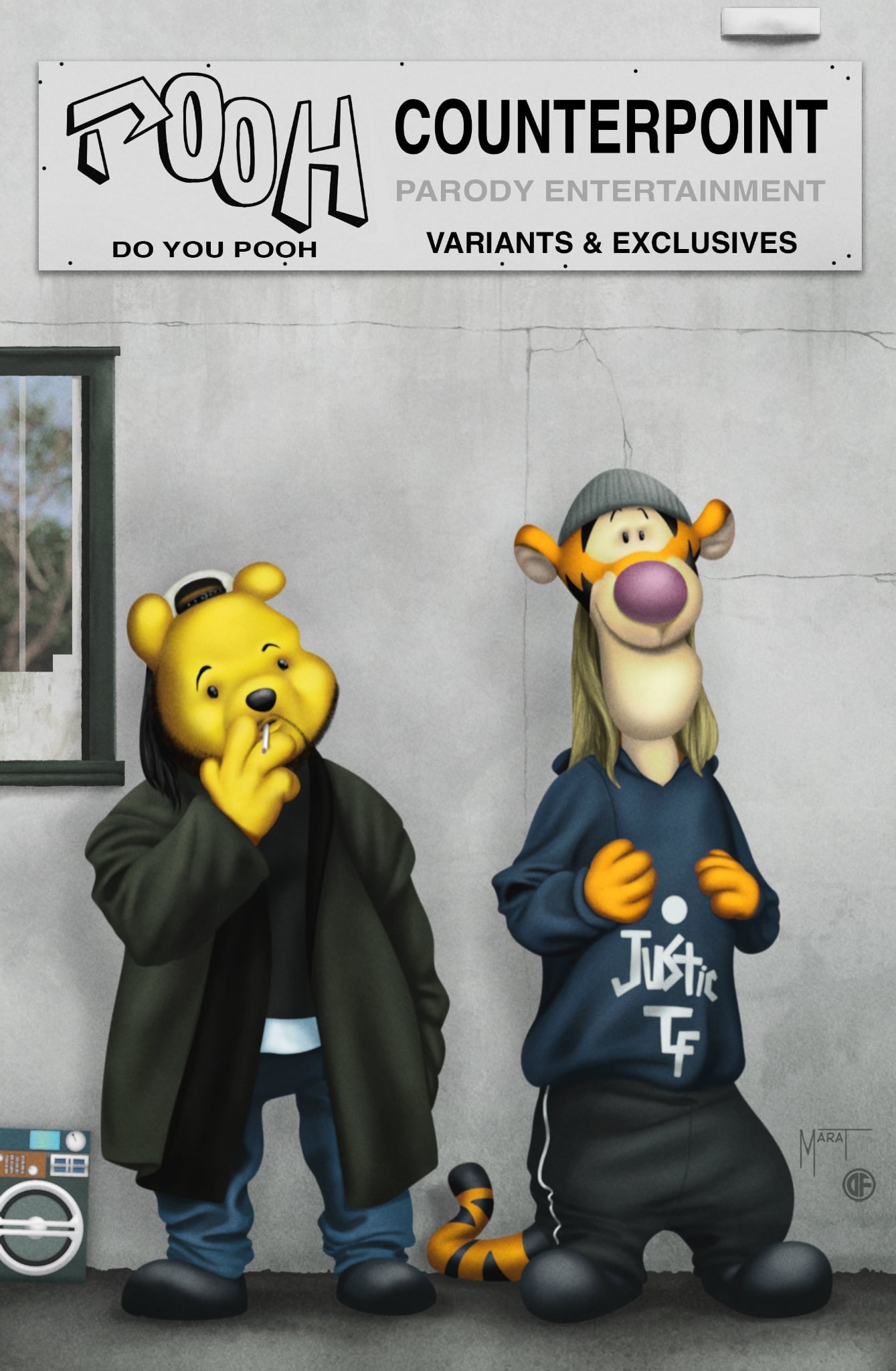 DO YOU POOH CLERKS Jay and Silent Pooh CVR by Marat Mychaels